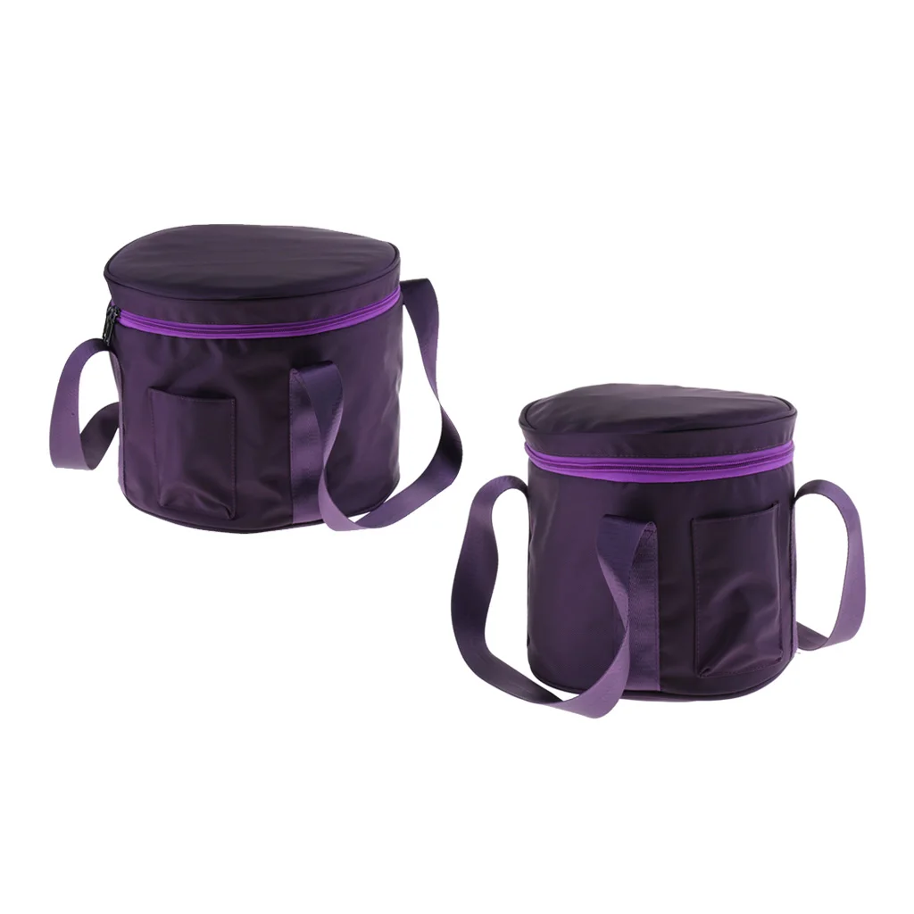 2 Pcs Purple Heavy Duty Crystal Singing Bowl Case for 8 inch& 11 inch Sound Bowls
