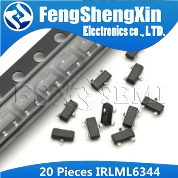 

20PCS IRLML6344TRPBF SOT23 IRLML6344TR IRLML6344 Power MOSFET