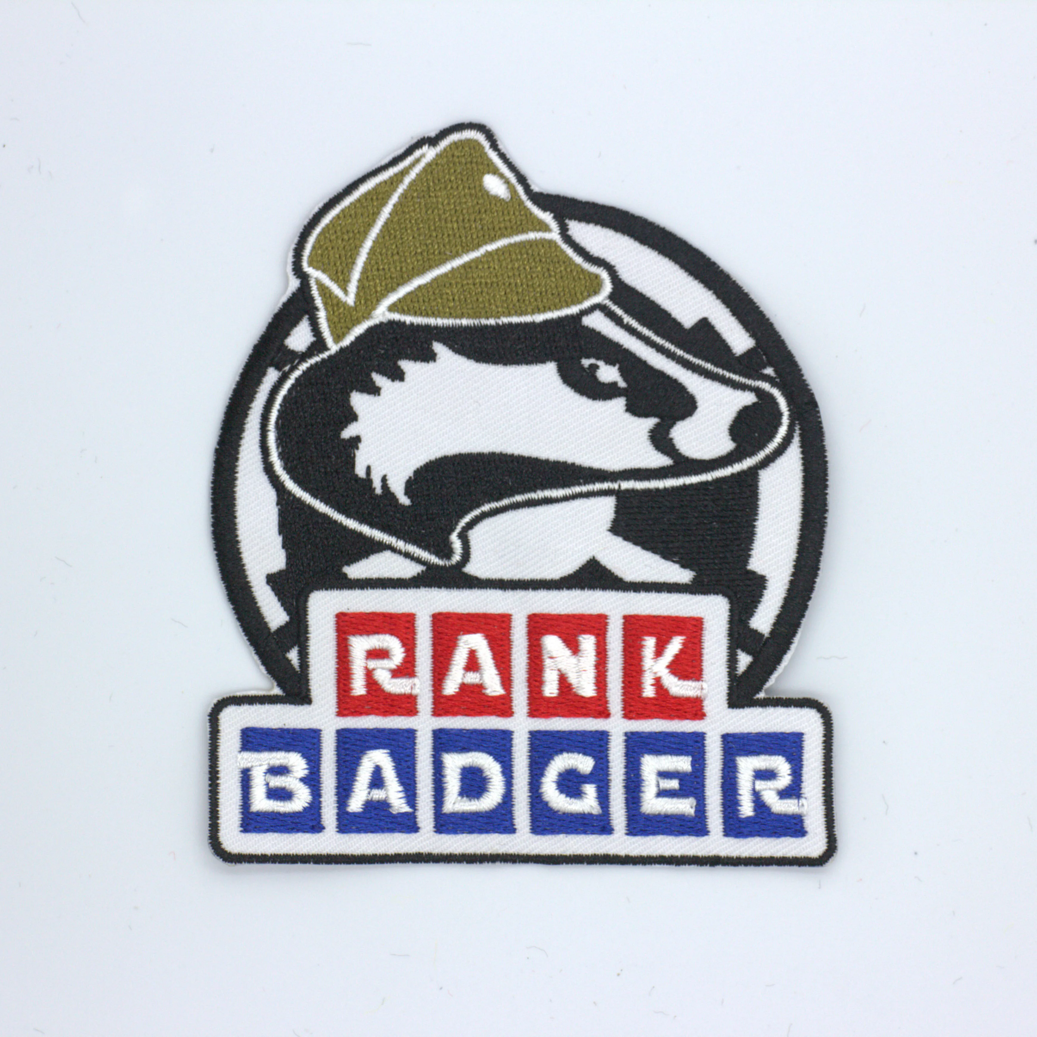 

Iron-On Embroidered Patches For Clothing DIY Stripes Applique Clothes Stickers Iron On Patches Badges personality 6