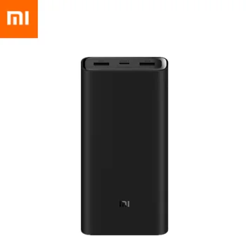 

2019NEW 20000mAh Xiaomi Power Bank 3 Mi Power Bank 20000 mAh Pro PLM07ZM with Triple USB Output USB-C 45W Two-way Quick Charge