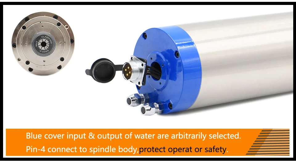 CNC 3.2kw ER20 с водяным охлаждением шпиндель рабочий 3.0kw обновленный мотор шпинделя водяного охлаждения для фрезерного станка с ЧПУ гравировальный станок