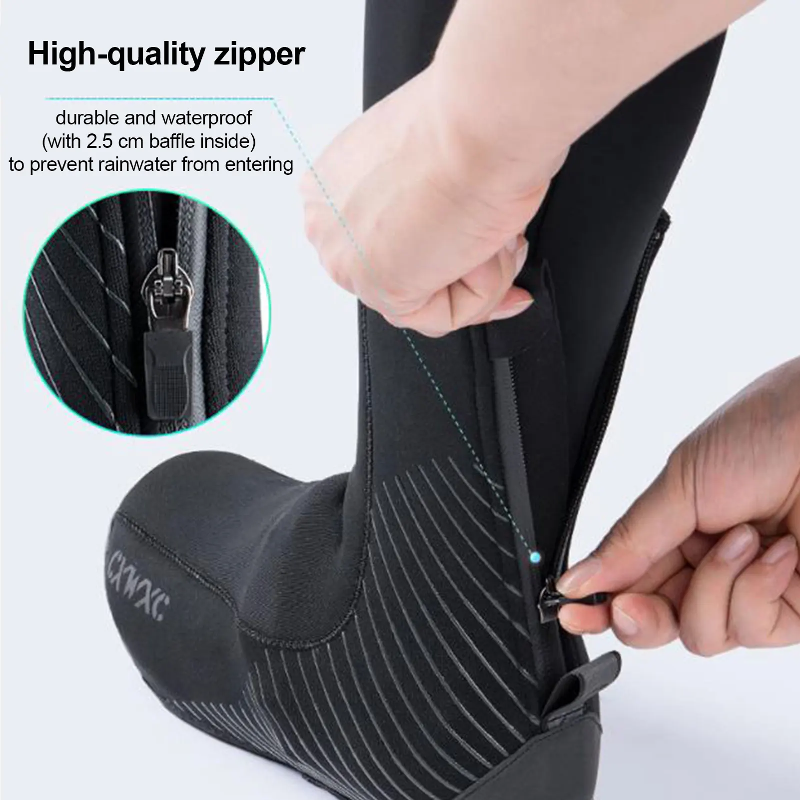 Cycling Shoes Cycling Shoe Covers Cycling Boots Shoe Cover MTB Waterproof Warm Shoe Protector Windproof Outdoor Riding Thick Overshoes Boot Covers Rainproof for cycling shoes,cycling shoe covers
