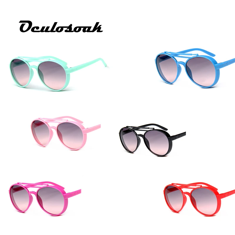 Oculosoak, детские солнцезащитные очки, для девочек и мальчиков, оправа, солнцезащитные очки, детские, uv400, солнцезащитные очки, модные, детские, оттенки oculos - Цвет линз: 24 pairs of glasses