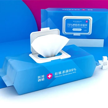 

80pcs Convenient To Wipe Hands 75% Alcohol Wipes Disinfection Portable Alcohol Swabs Pads Wipes Antiseptic Cleaning Health Care