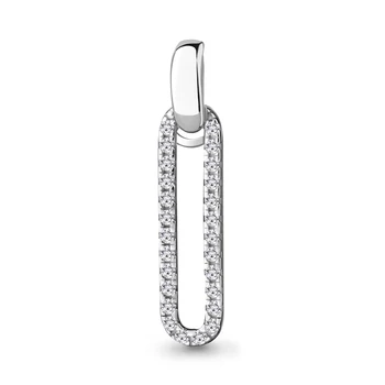 

Suspension classical AQUAMARINE with cubic, silver 925