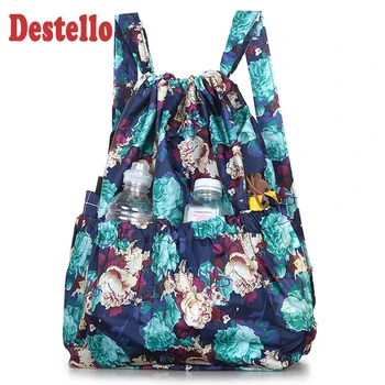 

Fashion Summer Women Backpacks Floral Print Backpack School Bag for Girls Female Travel Backpack large capacity Shoulder bag