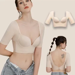 2021NEW Top With Cups U Type Backless Sexy Bralette Women Push Up Bra Seamless Wireless Thin Underwear Biustonosz Soutien Gorge