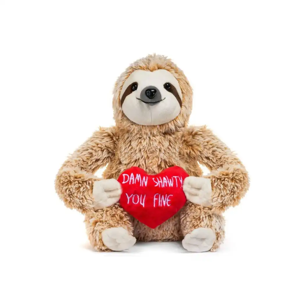 christmas sloth stuffed animal