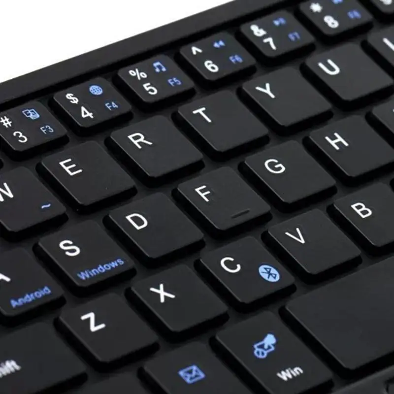 Bluetooth 3,0 клавиатура перезаряжаемая Беспроводная Мини водонепроницаемая модная красивая и прочная Пылезащитная для планшета/компьютера