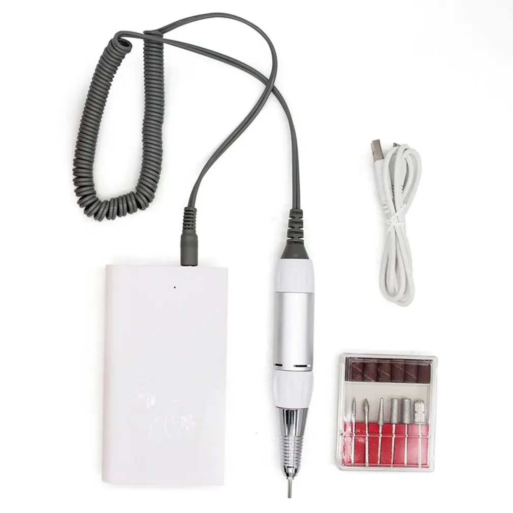 

Professional Electric Nail Art Drill Pen Handle File Polish Grind Machine Handpiece Manicure Pedicure Tool Nail Art Kit