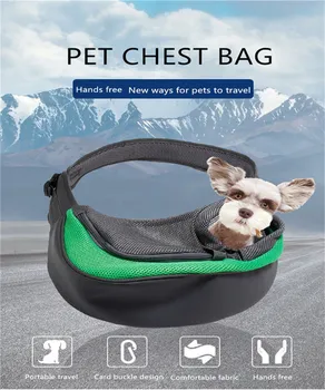 

Pet Puppy Carrier Outdoor Travel Dog Shoulder Bag Mesh Oxford Single Comfort Sling Handbag Tote Pouch