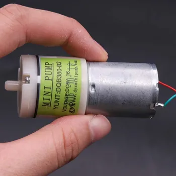 

1pcs DC 3-6V Micro Air Pump DC Small Mini 370 Motor Micro Air Aeration Pump Oxygen Pump Low Noise Aquarium Medical Fish Tank DIY
