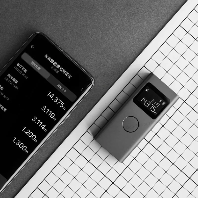 Smart Laser Tape Measure Rangefinder Intelligent 40M LCD Display Laser Distance Work With MiHome App China Region XIAOMI MIJIA