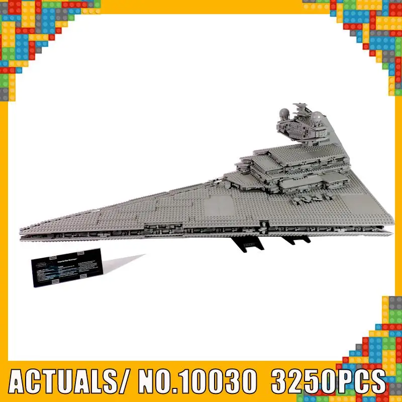 

The 05027 Imperial Star Destroyer Compatible WITH LegoSet Star Plan 10030 Set Building Blocks Bricks Educational Toys Gifts