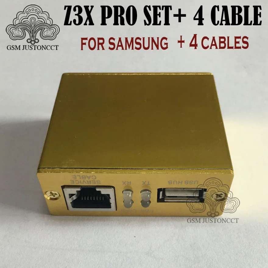 2019 оригинальный новый набор z3x pro для samsung и с 4 кабелями c3300k/P1000/USB/E210 новых
