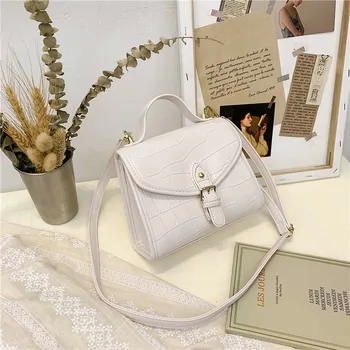 

2020 New Stone Pattern Shoulder Bags Stone Crack Solid Color Messenger Bag Versatile Everyday Simple Crossbody Bags for Women
