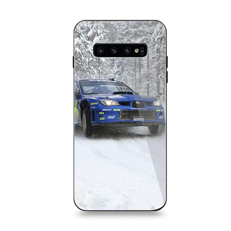 Чехол для телефона Стекло для samsung A10 A20 A30 A40 A50 A60 A70 S7 край S8 S9 S10 плюс Чехол гоночного автомобиля