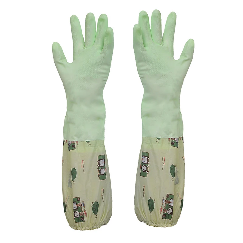 Beam mouth Gloves3 Кухонные уплотненные бархатные перчатки для чистки, широкие перчатки для полоскания рта, резиновые перчатки, волшебные силиконовые перчатки для очистки - Цвет: Beam mouth Gloves3