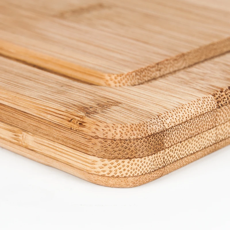 Bamboo wood cutting board with sink hanging hole chopping board thickening kitchen household fruit plate