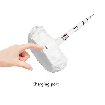 

3D Print Rocket NIght Light For Space Fans Moon Lamp Rocket Lamp As Room Decor Q0KF
