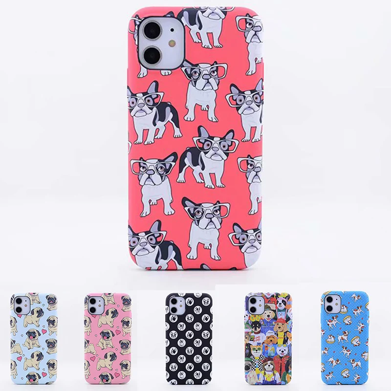 LUXO Cute Animal Dog Pattern Soft TPU Phone Protective Case Cover for iPhone 11 11 Pro 11 pro Max LUXO Cute Animal Dog Pattern Soft TPU Phone Protective Case Cover for iPhone 11 11 Pro 11 pro Max