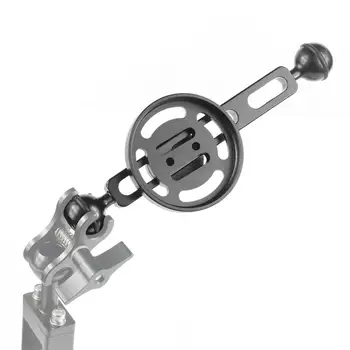 

CNC 67mm Single Lens Mount Holder for Macro/Wide Angle Lens with 20cm/13cm Extension Diving Floating Light Arm Photography Part