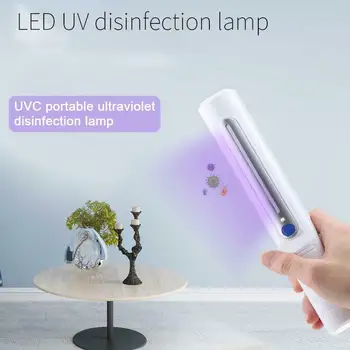 

Handheld UV Sterilization Lamp Portable Disinfection Light Mini Sanitizer for Home Office Travel Kill Virus Germ
