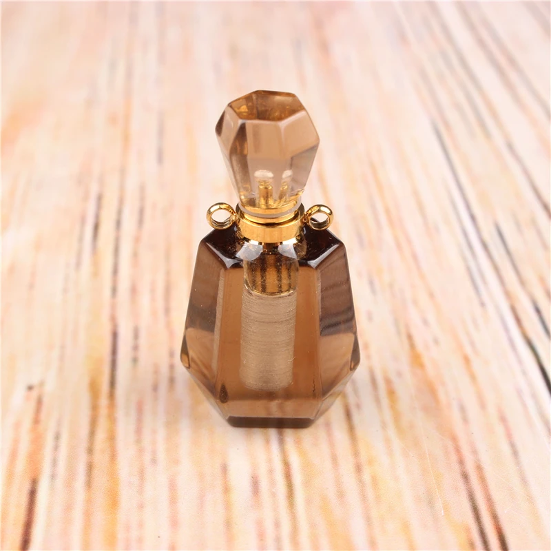 Mini Perfume Bottle Citrine 3ML Portable Travel Cosmetic Container Perfume Bottle Cosmetic Container