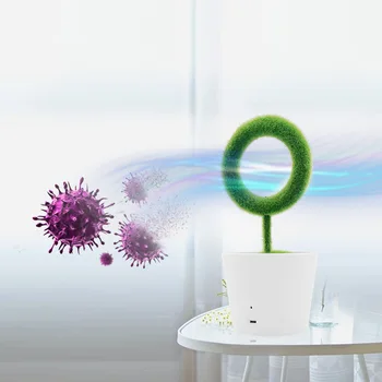 

Car Freshener Universal Smart Car Indoor Desktop Office Air Purifier Portable Negative Lon Generator Low Noise Air Freshener