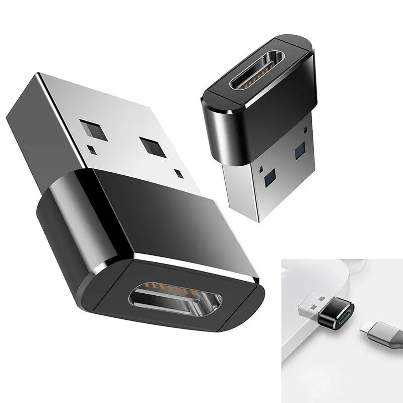 USB мужчина к Тип-C Женский Кабельные конвертеры мобильного телефона адаптер Micro USB-type C адаптер разъем Microusb