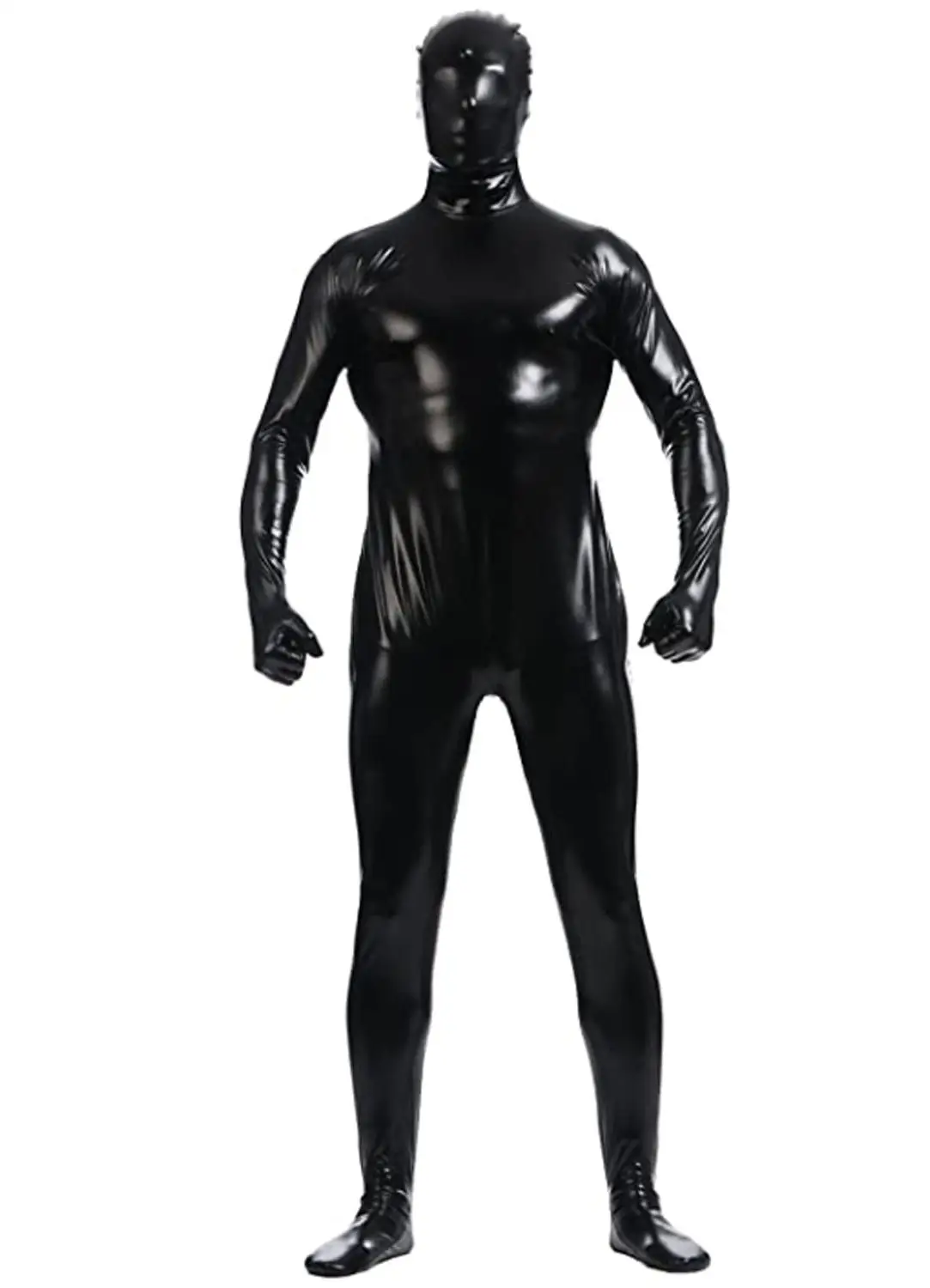 Цельнокроеный костюм Ensnovo Zentai в стиле унисекс блестящий зентай с металлическим