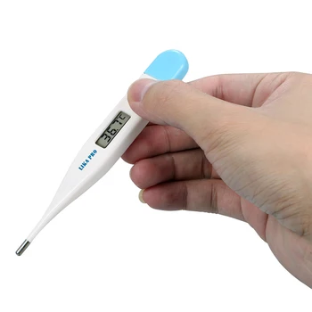 

Electronic Thermometer LCD Screen Thermometer Hygienic Digital Thermometer for Humidity Sensor thermometre frontal w3001