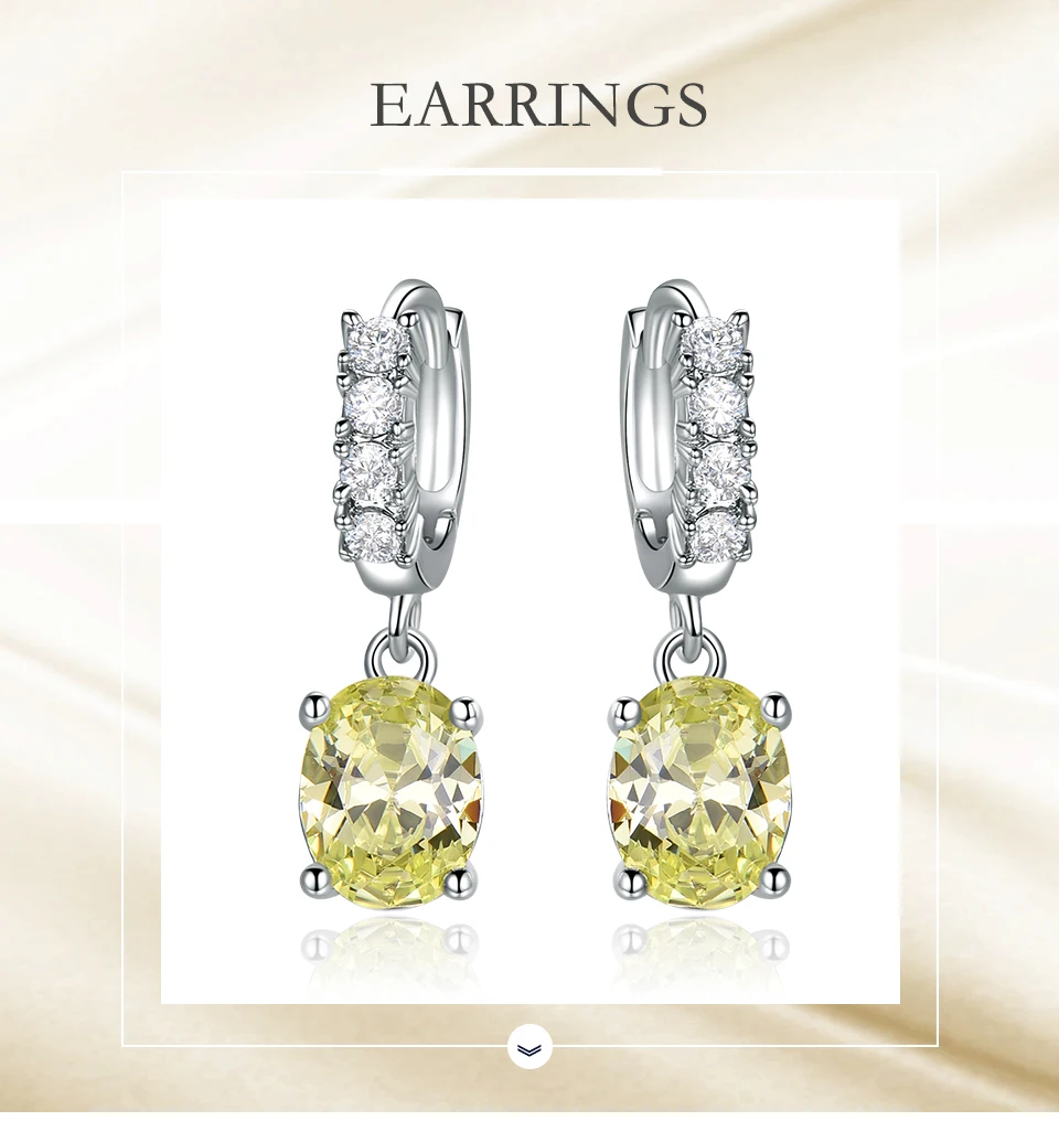 UMCHO Apple Green 925 sterling silver earring for women EUJ093Z-1 -pc (1)