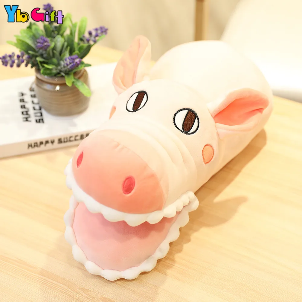 Soft Cartoon Plush Handwarmer Lion crocodile Pink Pig Hippo Toys Stuffed Animals Pillow Baby Children Kids Xmas Gifts