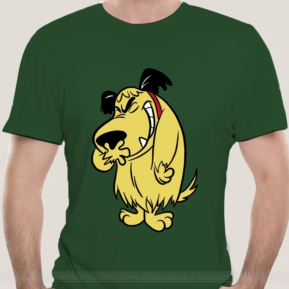 Футболка Muttley muttley мультяшный смех собака юмор hihi heehee haha модная футболка мужская