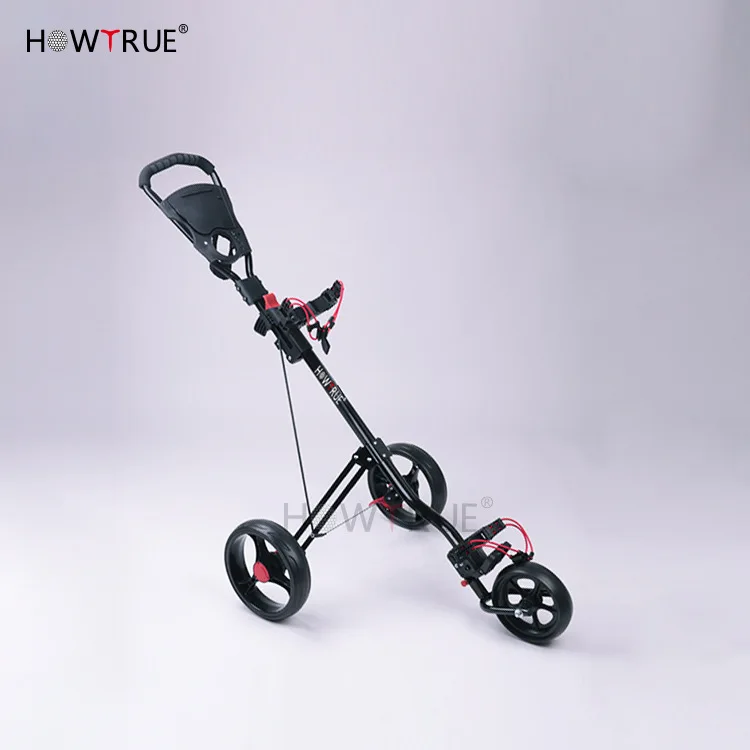 Golf Cart Non-Electric Three-Wheeled Cart Golf Aluminum Alloy Trolley