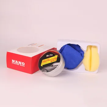 

120ml Car Wax Crystal Plating Set Car Coating Paint Care Nano Hydrophobic Coating Waterproof Polish Wax Auto Car Accessories