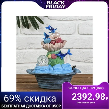 

Fountain "Dolphins at the reef" 22 * ​​22 * ​​25 cm (backlit)