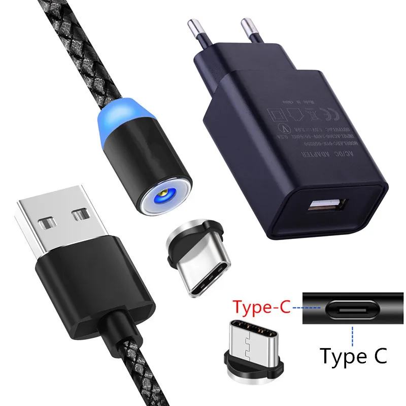Магнитный USB-кабель для Samsung S10 A30 A51 Huawei P20 P30 honor 9 20 Nova 3 5T | Мобильные телефоны и
