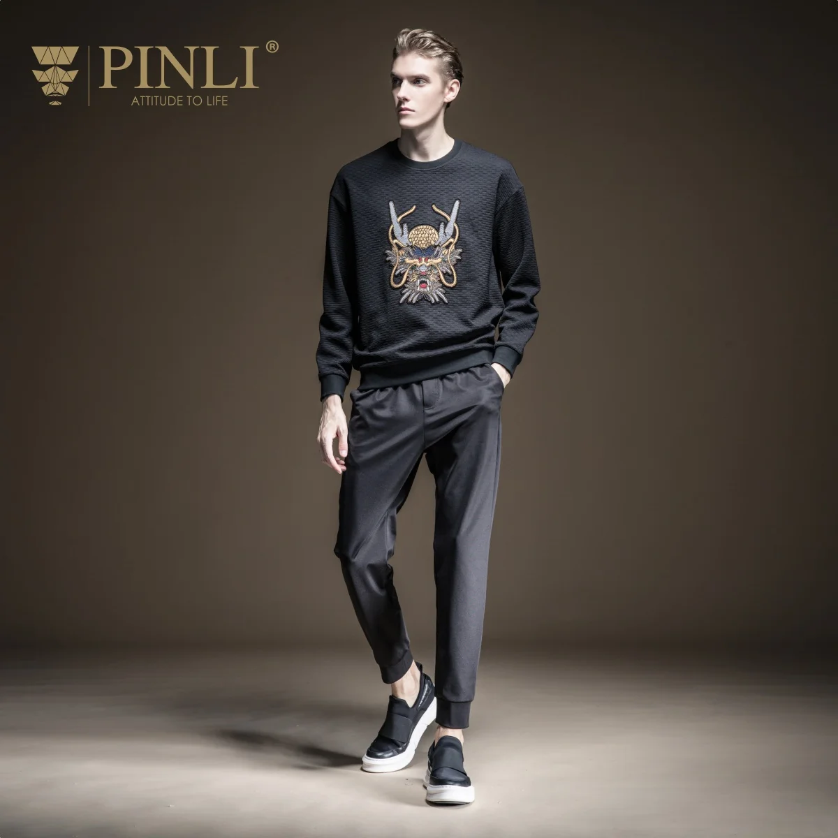 Twenty One Pilots, настоящая продукция Pinli, Новое мужское пальто для отдыха с вышивкой, осень, B193209068
