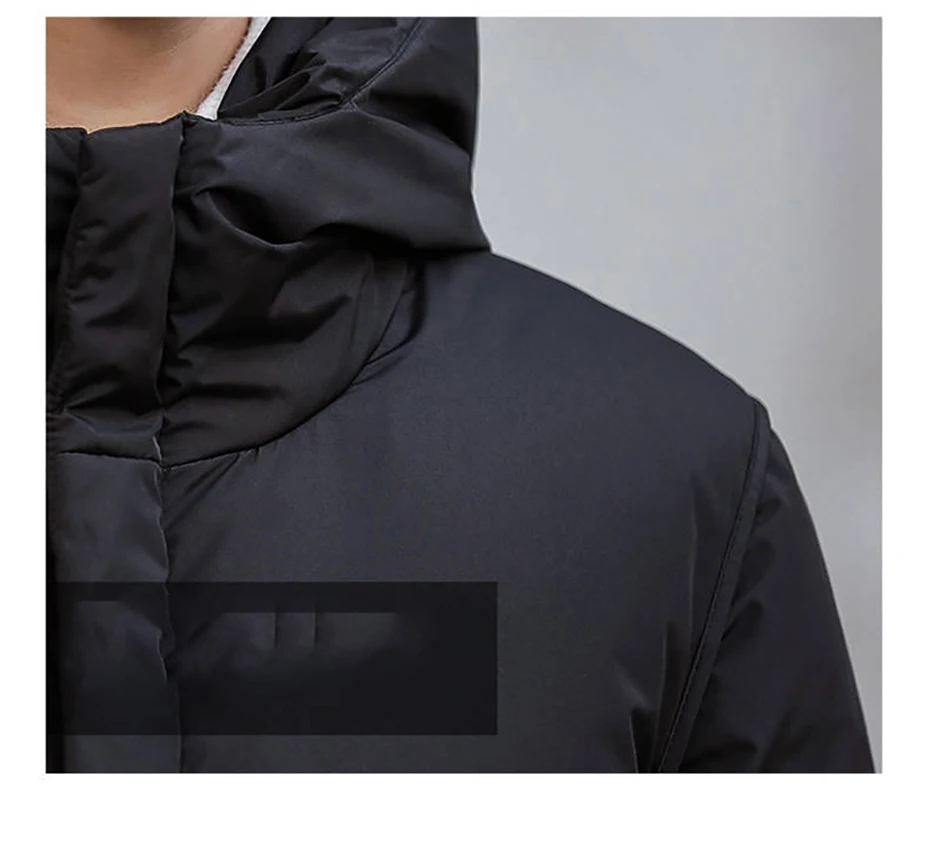 New arrival winter long jacket cotton thick male high quality Casual fashion parkas cotton coat men brand clothing Rebicoo