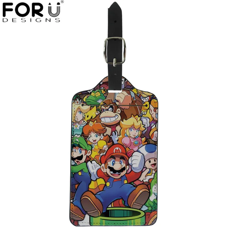FORUDESIGNS Super Mario Print Travel Suitcase Protective Covers Cute Kids Cartoon Luggage Cover Apply to 18-32 Inch Baggage Case - Цвет: HMC541Z24