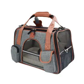 

Pet Breathable Carrier Mesh Shoulder Bag Travel Carriers Handbag for Cats Dog Puppy Outdoor Indoor Use