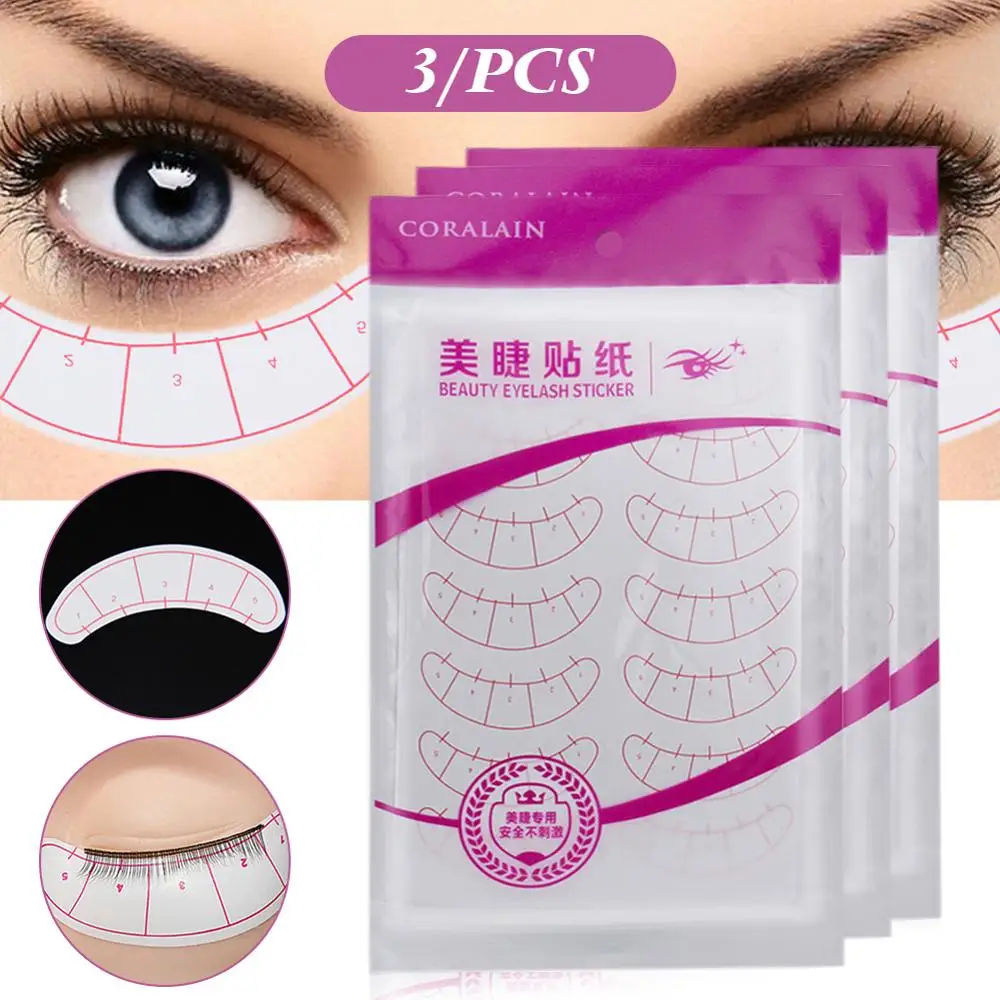 

210 Pairs Lash Extension Patches Under Eye Positioning Tips Sticker for Individual Eyelash Extensions Makeup Accessories