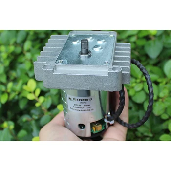 

0.45A DC12V 8rpm High torque permanent magnet reduction motor with code plate Adjustable speed forward and reverse motor