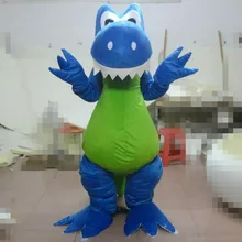 Синий динозавр маскарадный костюм костюмы косплей Вечерние игры платье Хэллоуин взрослых с фабрики AAA