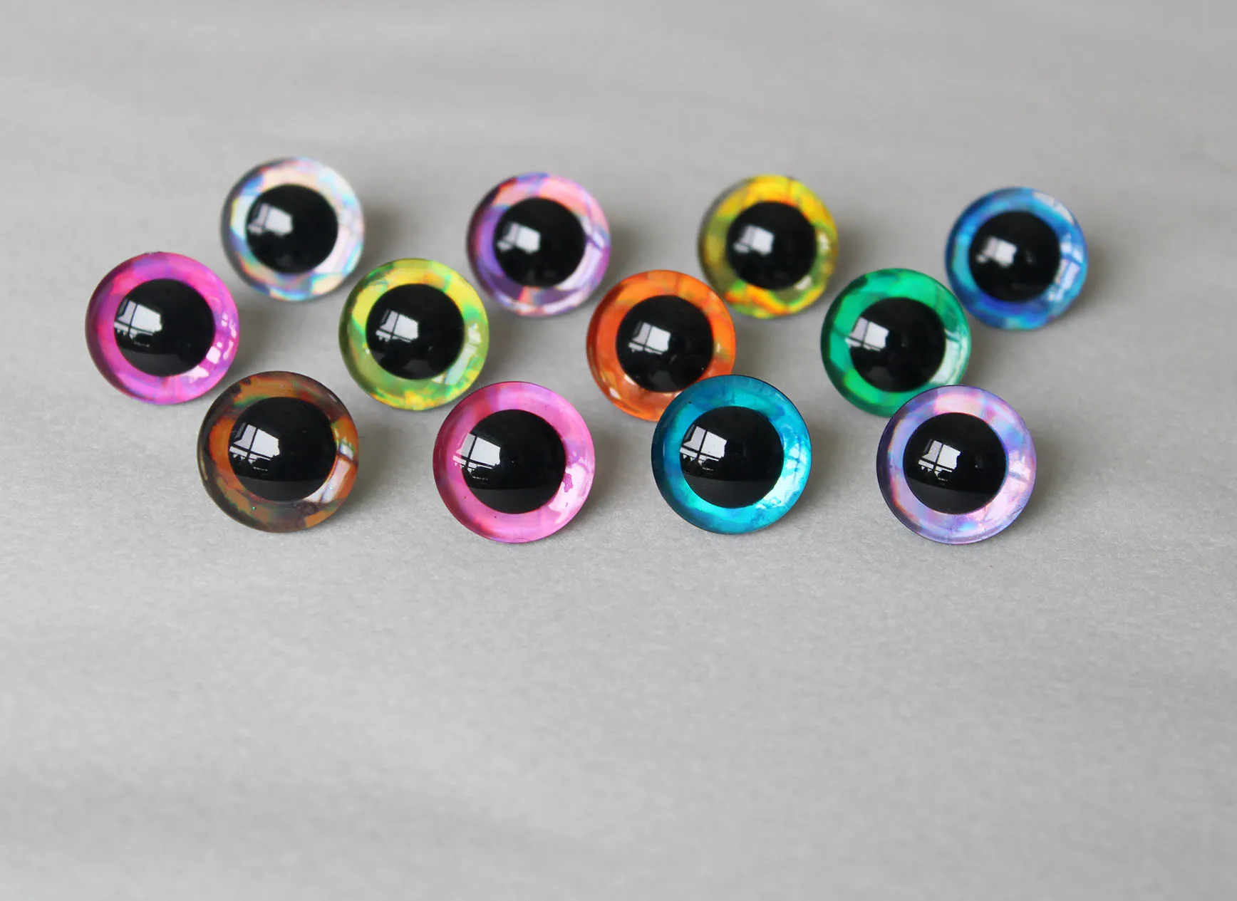 Trapezoid Toy Eyes 10pairs 9mm-35mm for DIY CRAFT