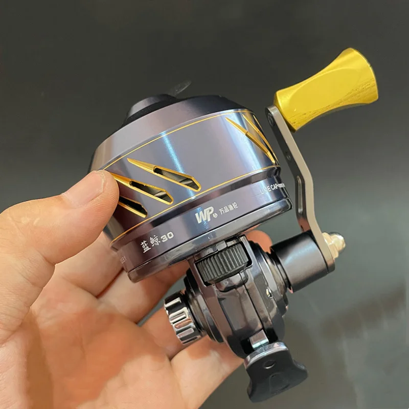 High Quality All Metal Fishing Reel Gear Ratio 3 9 1 Outdoor Hunting Slingshot Closed Aluminum Alloy Coil Wheel With Wristband Fishing Reels Aliexpress