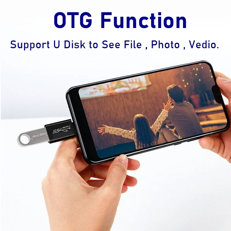 Universal Type C Male to Micro USB Female OTG Adapter for Data Sync by Tongdaytech Description Image.This Product Can Be Found With The Tag Names Cable otg micro usb tipo c, Macho usb c, Micro usb macho usbc, Otg usb cabl, Otg usb hembra