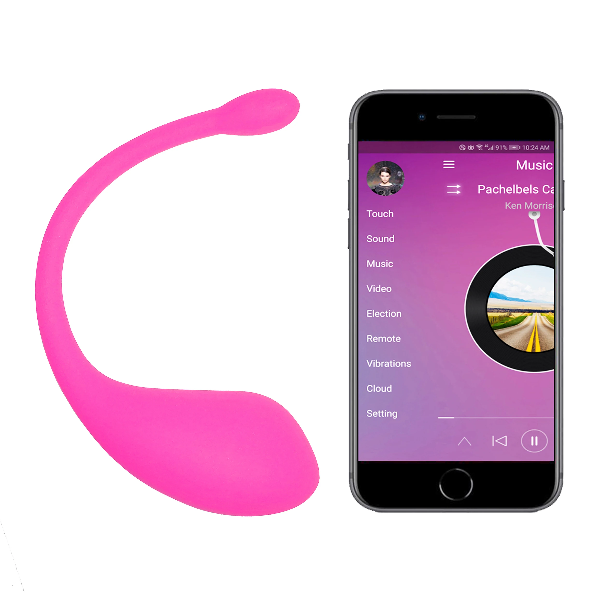 Balls with APP & Vibration for Bluetooth Remote Wearable Bladder Control Massager & Pelvic Floor Exercises